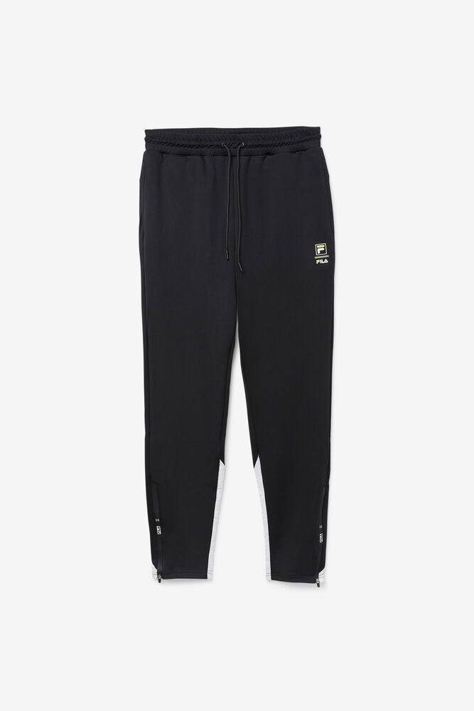 Fila Pants Mens Black Basset Tech - Ireland 17468-NZAS